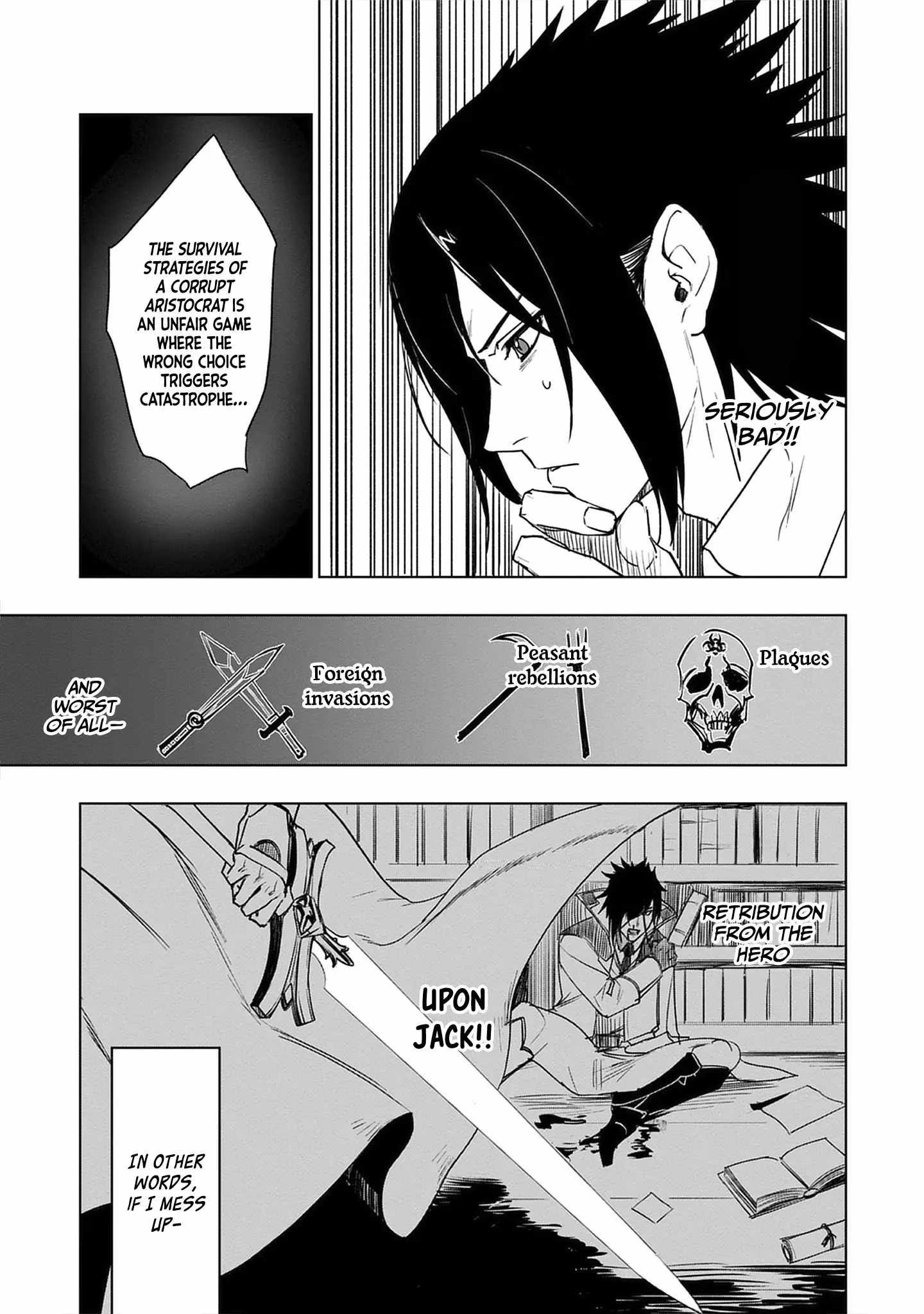 Akutoku Kizoku no Seizon Senryaku - chapter-1 - Page 19