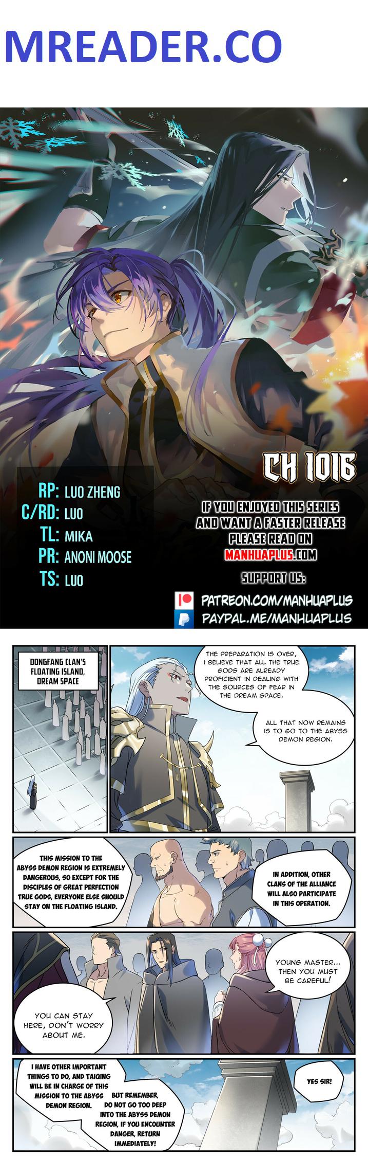 Apotheosis - chapter-1016 - Page 1