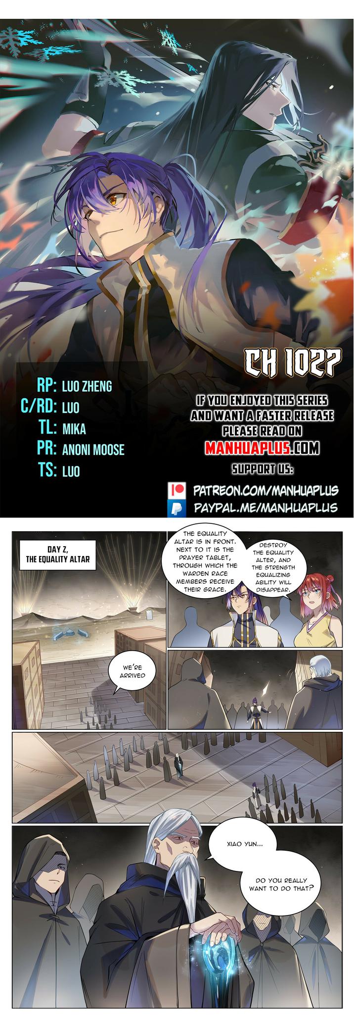 Apotheosis - chapter-1027 - Page 1