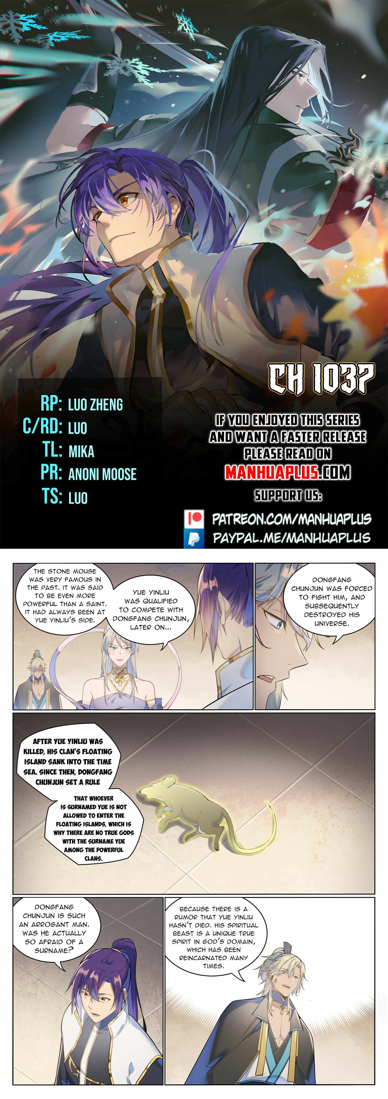 Apotheosis - chapter-1037 - Page 1