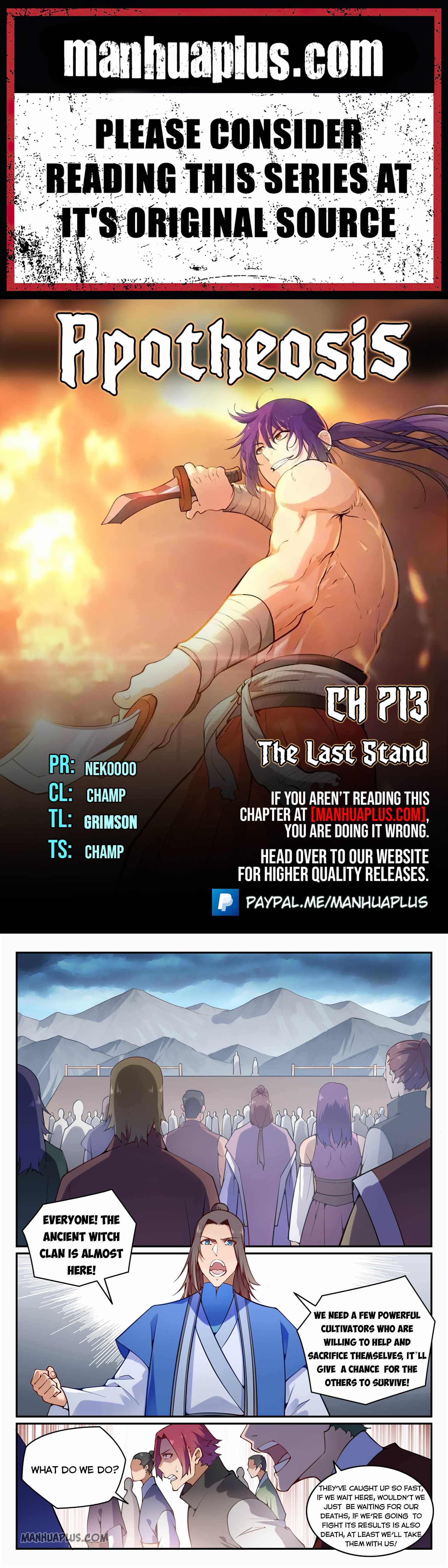 Apotheosis - chapter-713 - Page 1