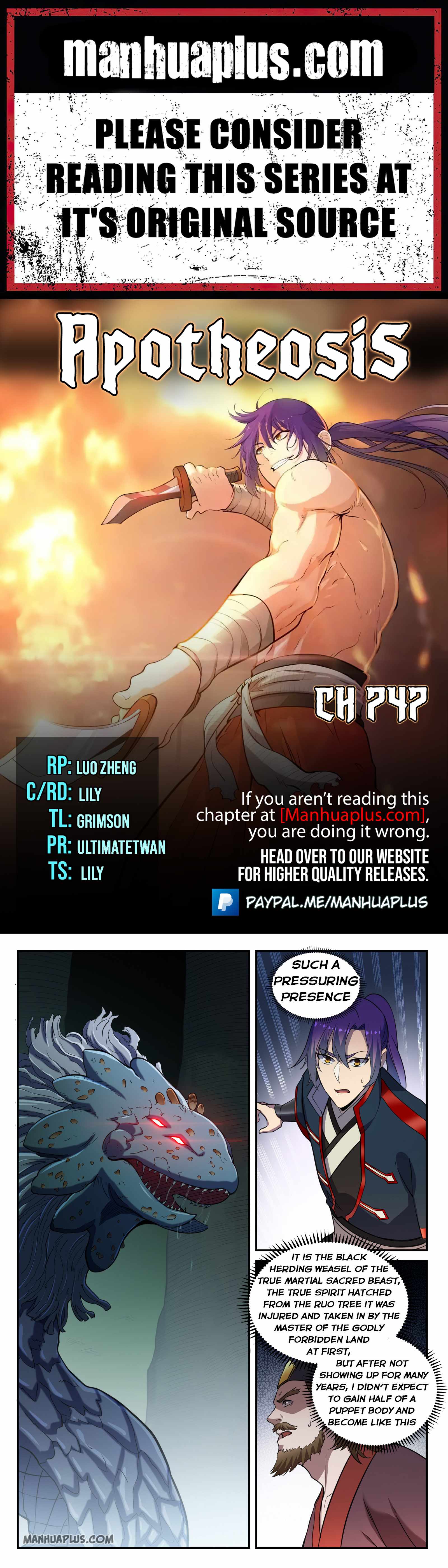 Apotheosis - chapter-747 - Page 1