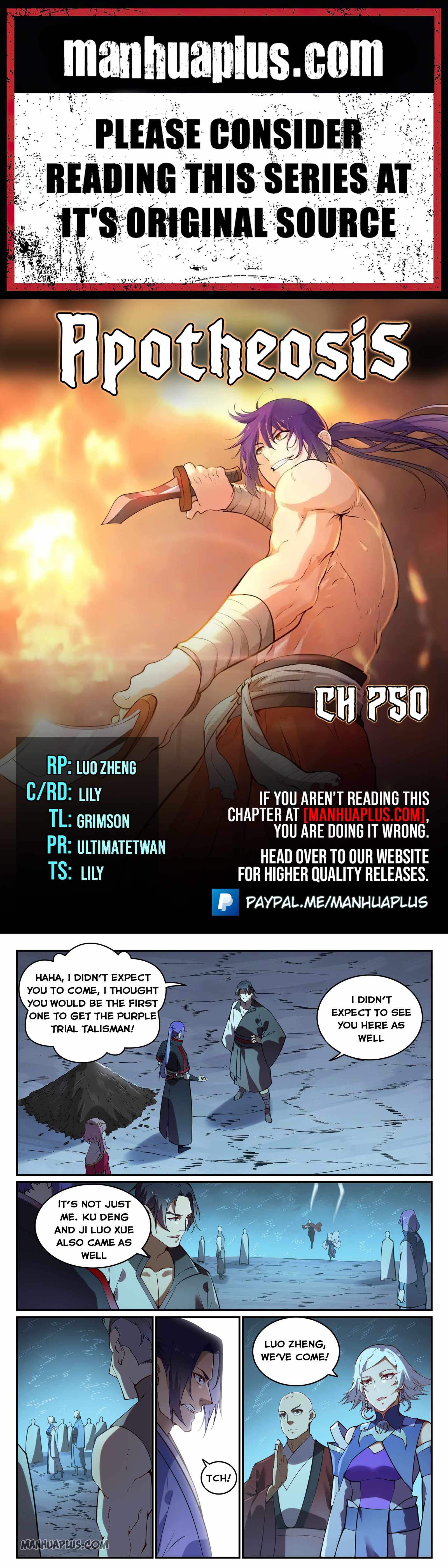 Apotheosis - chapter-750 - Page 1