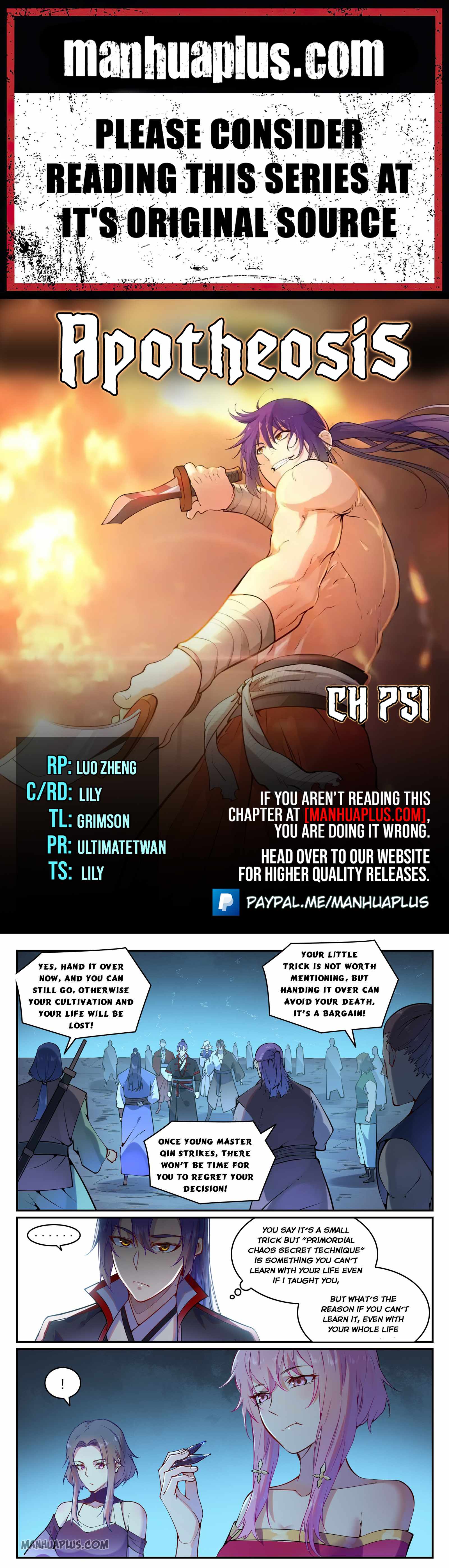 Apotheosis - chapter-751 - Page 1