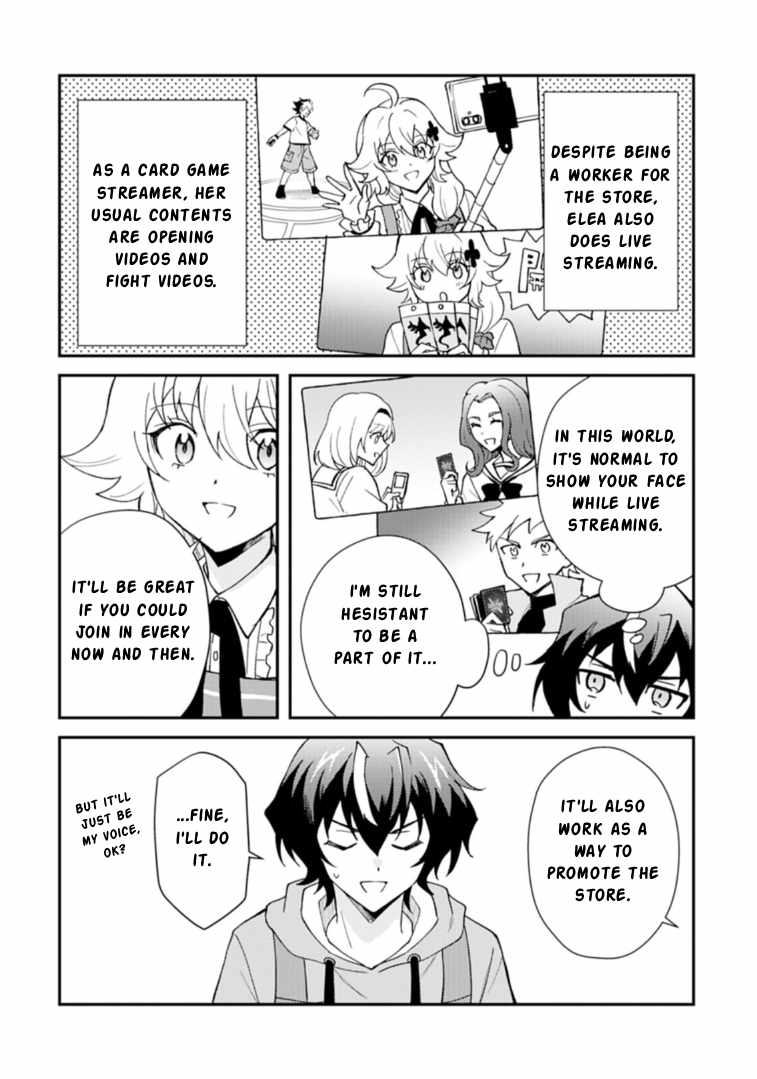 Card Game de Sekai ga Horobu Sekai ni Tensei Shite Card Shop o Kaiten Shitara, Shuui kara Zensaku Shujinkou da to Omowareteiru - chapter-4-1 - Page 8
