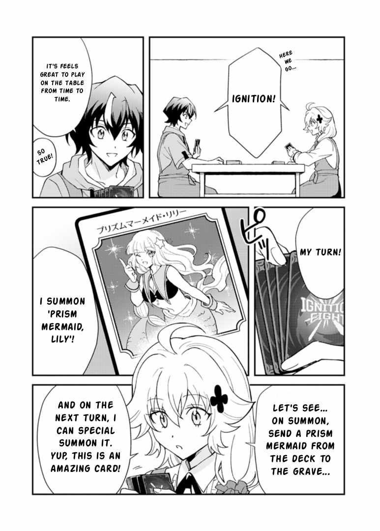 Card Game de Sekai ga Horobu Sekai ni Tensei Shite Card Shop o Kaiten Shitara, Shuui kara Zensaku Shujinkou da to Omowareteiru - chapter-4-2 - Page 3