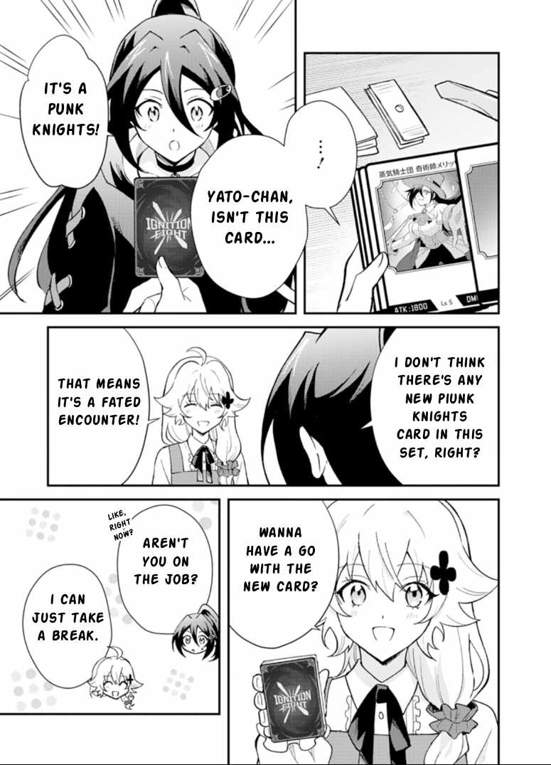 Card Game de Sekai ga Horobu Sekai ni Tensei Shite Card Shop o Kaiten Shitara, Shuui kara Zensaku Shujinkou da to Omowareteiru - chapter-5-1 - Page 11