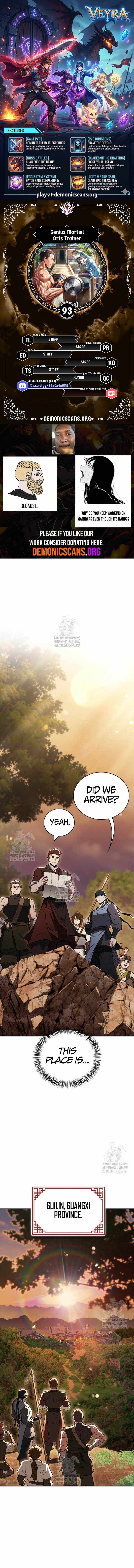 Genius Martial Arts Trainer - chapter-93 - Page 1