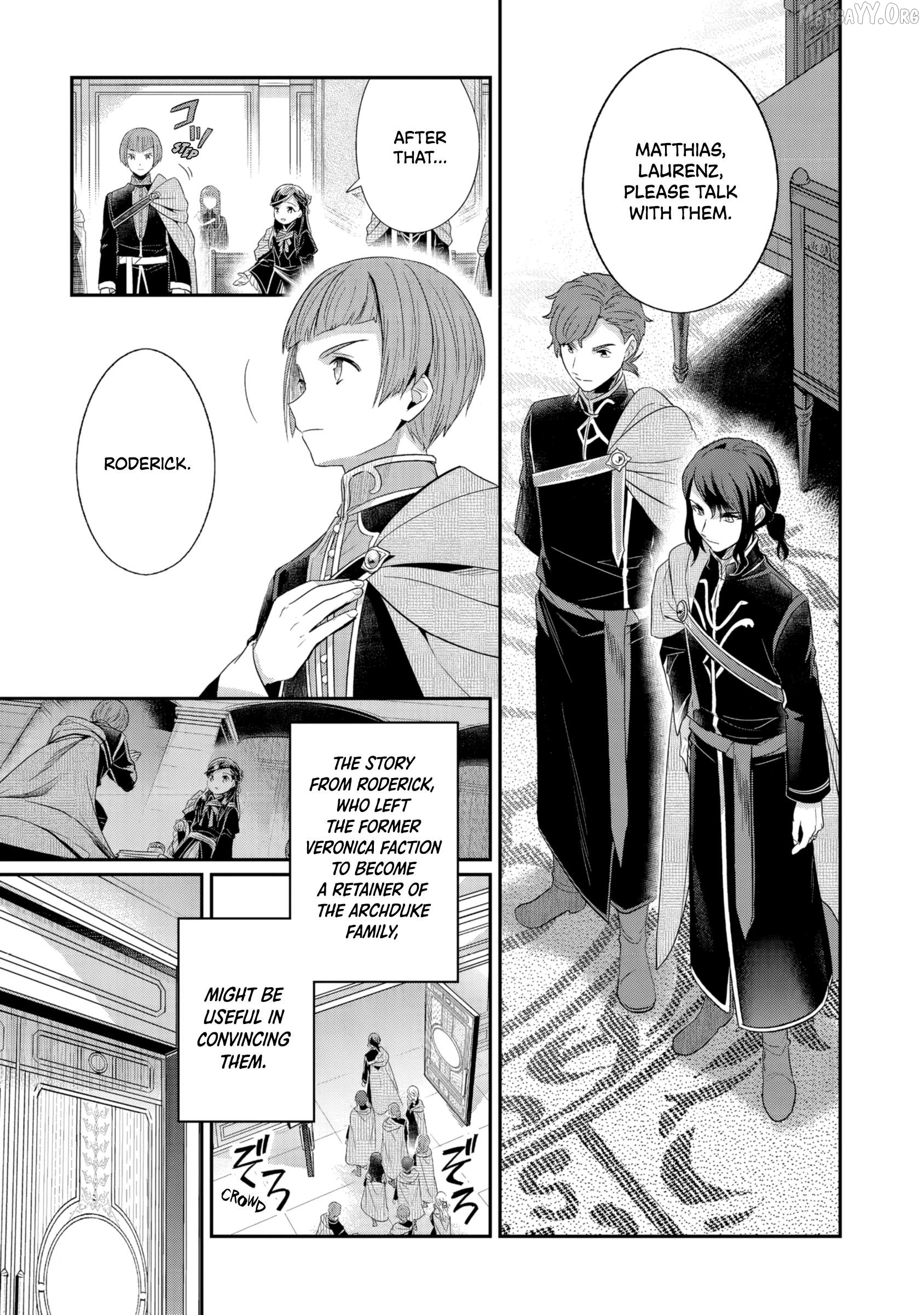 Honzuki no Gekokujou: Shisho ni Naru Tame ni wa Shudan o Erandeiraremasen—Dai 5-bu: Todaeta Chishiki wo Tsunageyou! - chapter-1 - Page 19