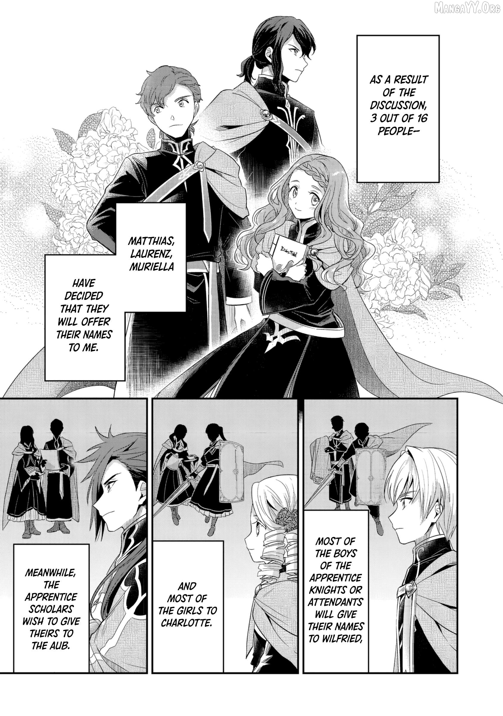 Honzuki no Gekokujou: Shisho ni Naru Tame ni wa Shudan o Erandeiraremasen—Dai 5-bu: Todaeta Chishiki wo Tsunageyou! - chapter-1 - Page 21