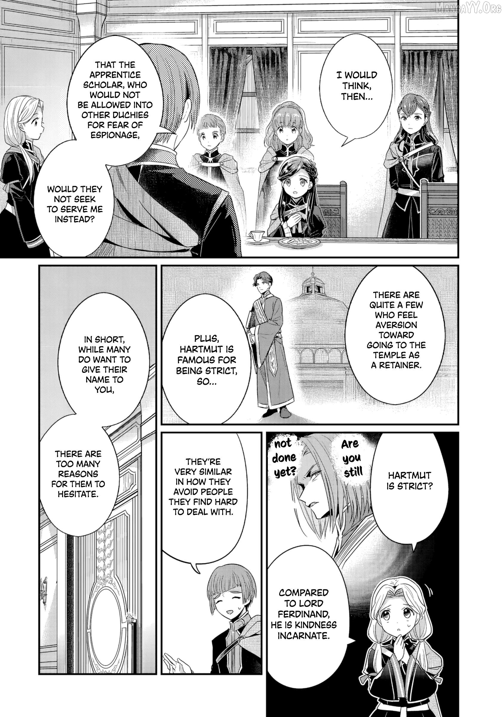 Honzuki no Gekokujou: Shisho ni Naru Tame ni wa Shudan o Erandeiraremasen—Dai 5-bu: Todaeta Chishiki wo Tsunageyou! - chapter-1 - Page 23