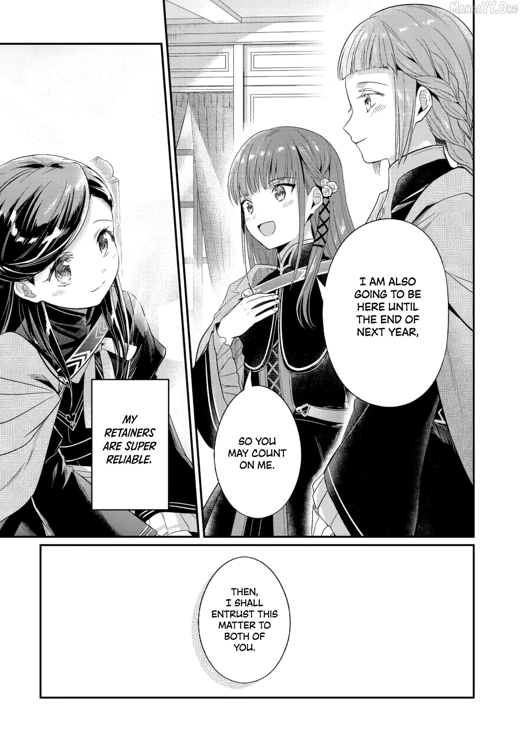 Honzuki no Gekokujou: Shisho ni Naru Tame ni wa Shudan o Erandeiraremasen—Dai 5-bu: Todaeta Chishiki wo Tsunageyou! - chapter-1 - Page 29