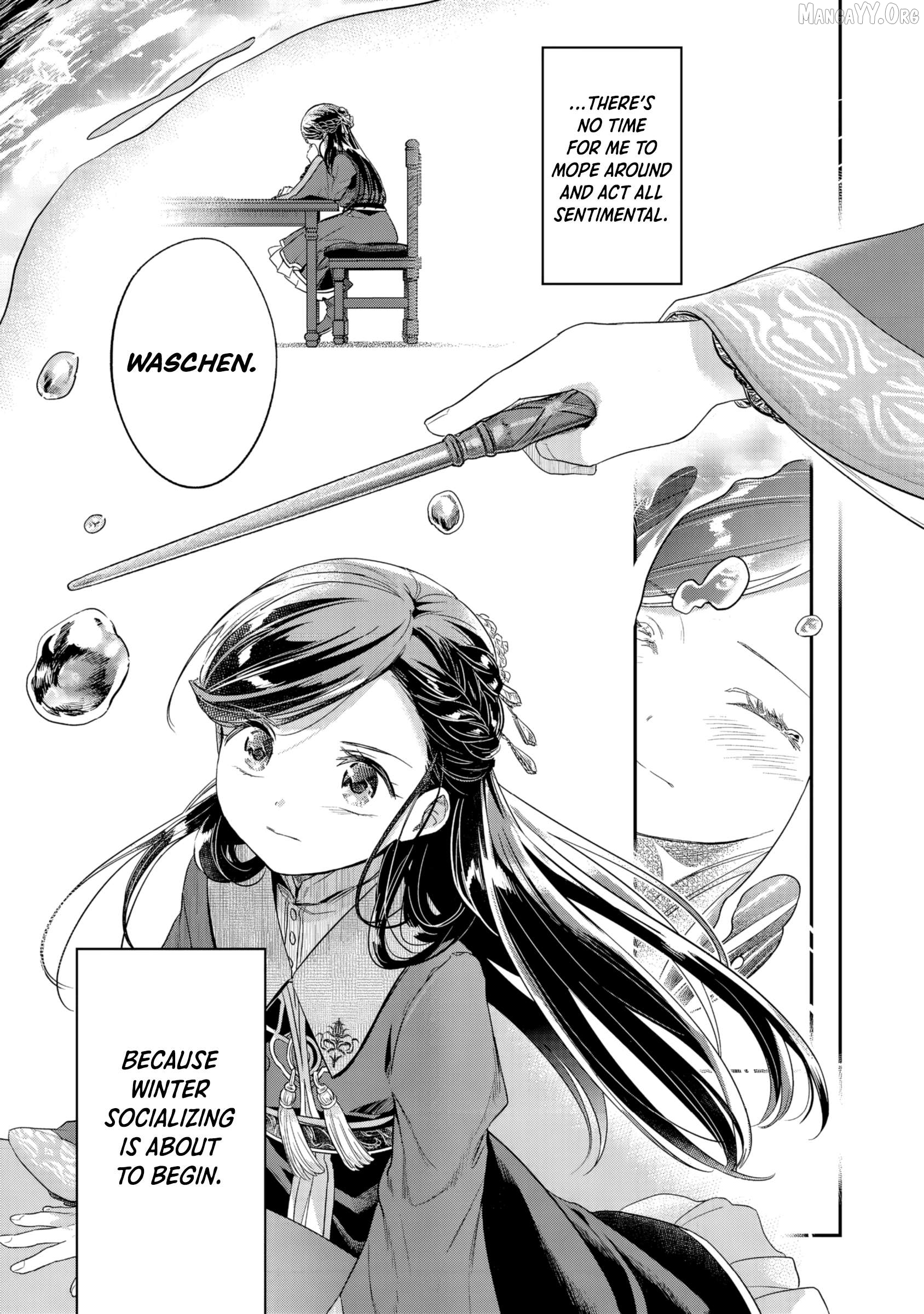 Honzuki no Gekokujou: Shisho ni Naru Tame ni wa Shudan o Erandeiraremasen—Dai 5-bu: Todaeta Chishiki wo Tsunageyou! - chapter-1 - Page 4