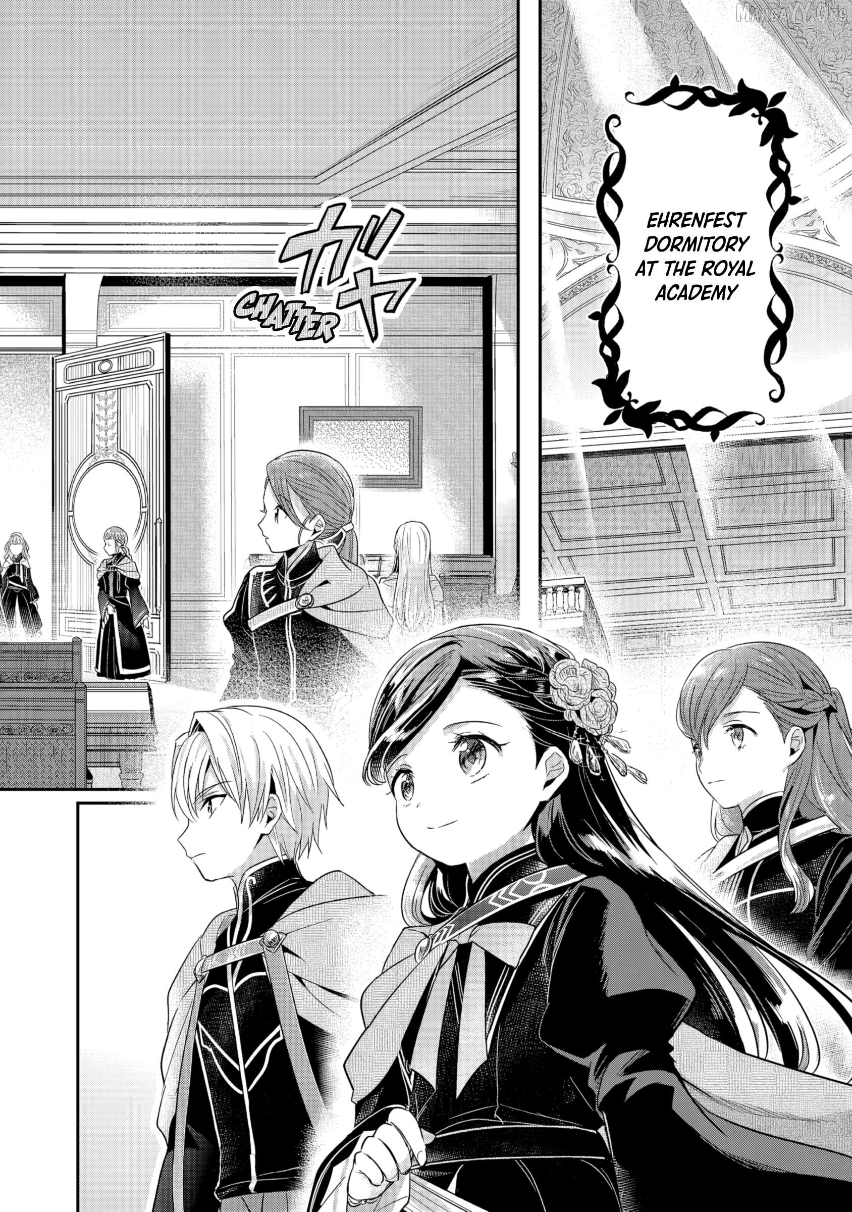Honzuki no Gekokujou: Shisho ni Naru Tame ni wa Shudan o Erandeiraremasen—Dai 5-bu: Todaeta Chishiki wo Tsunageyou! - chapter-1 - Page 6