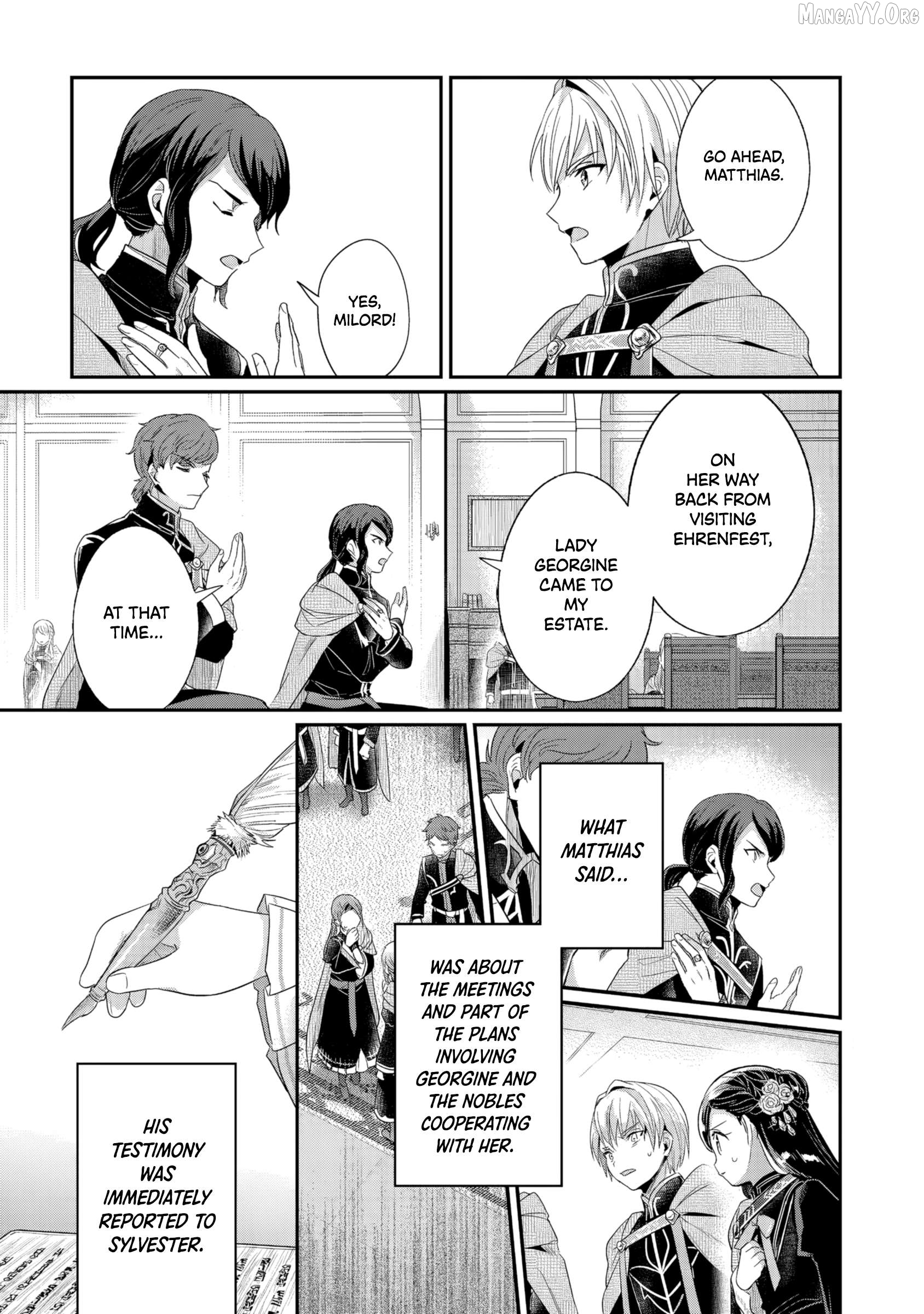 Honzuki no Gekokujou: Shisho ni Naru Tame ni wa Shudan o Erandeiraremasen—Dai 5-bu: Todaeta Chishiki wo Tsunageyou! - chapter-1 - Page 9