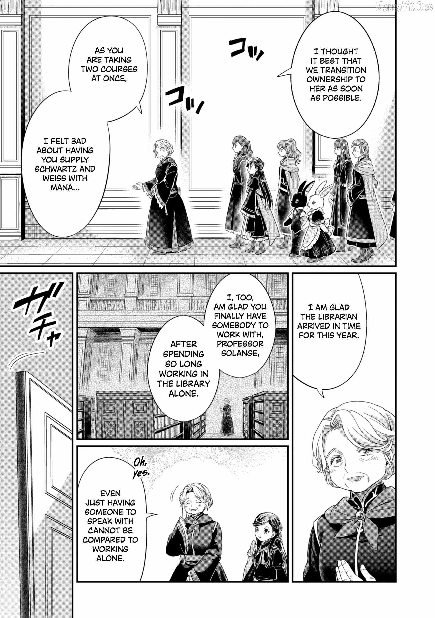 Honzuki no Gekokujou: Shisho ni Naru Tame ni wa Shudan o Erandeiraremasen—Dai 5-bu: Todaeta Chishiki wo Tsunageyou! - chapter-3 - Page 18
