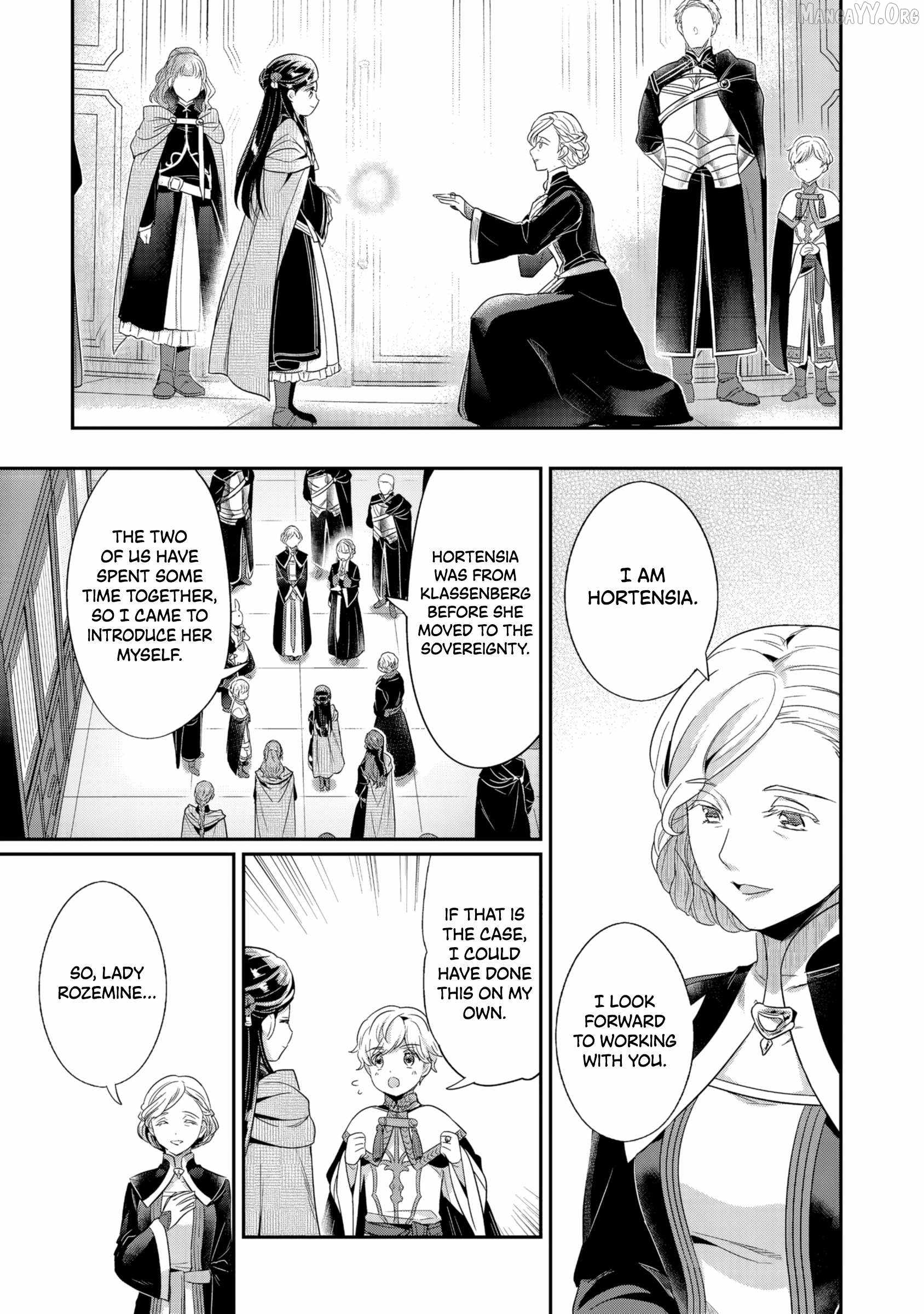 Honzuki no Gekokujou: Shisho ni Naru Tame ni wa Shudan o Erandeiraremasen—Dai 5-bu: Todaeta Chishiki wo Tsunageyou! - chapter-3 - Page 22