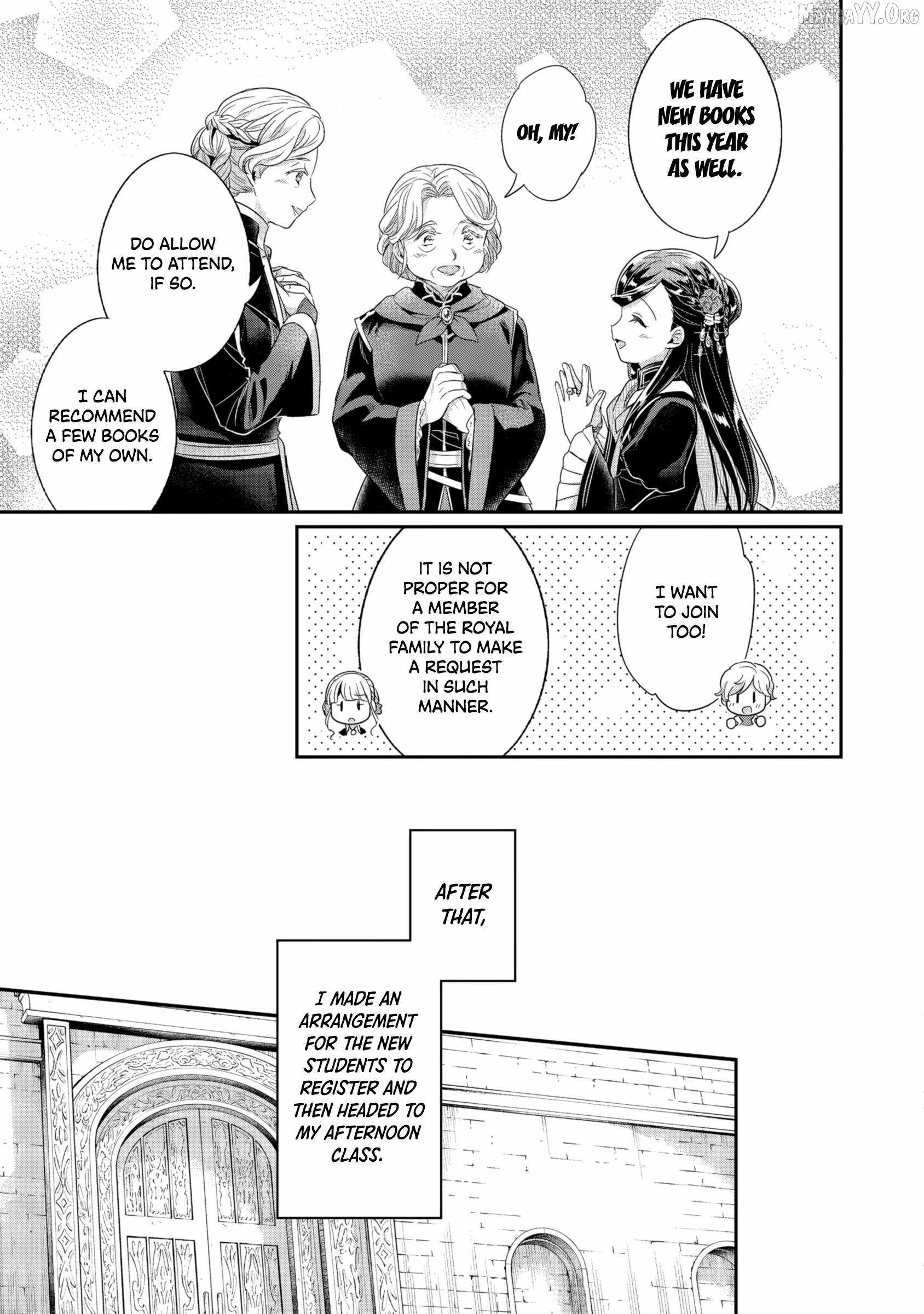 Honzuki no Gekokujou: Shisho ni Naru Tame ni wa Shudan o Erandeiraremasen—Dai 5-bu: Todaeta Chishiki wo Tsunageyou! - chapter-3 - Page 28