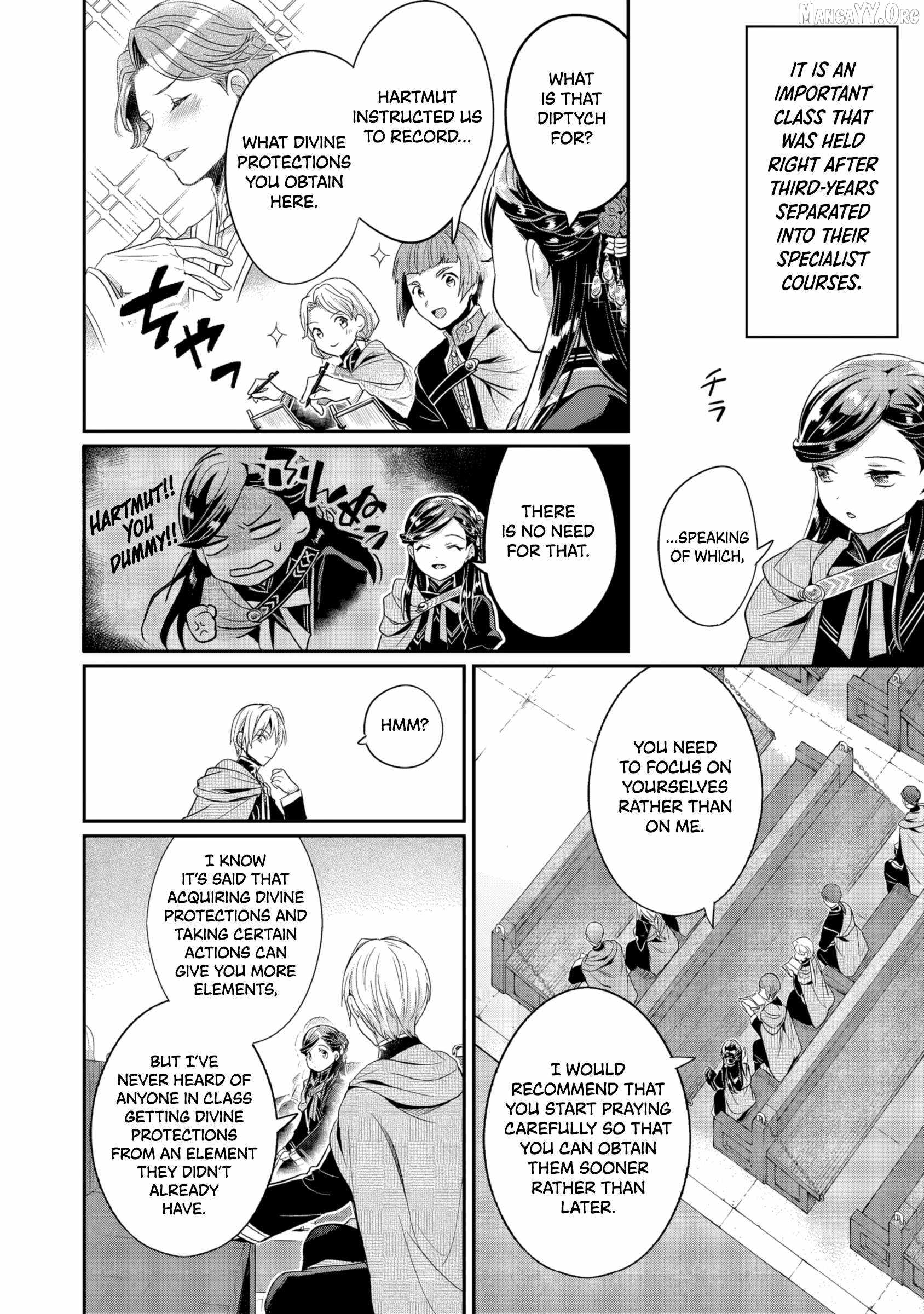 Honzuki no Gekokujou: Shisho ni Naru Tame ni wa Shudan o Erandeiraremasen—Dai 5-bu: Todaeta Chishiki wo Tsunageyou! - chapter-3 - Page 31