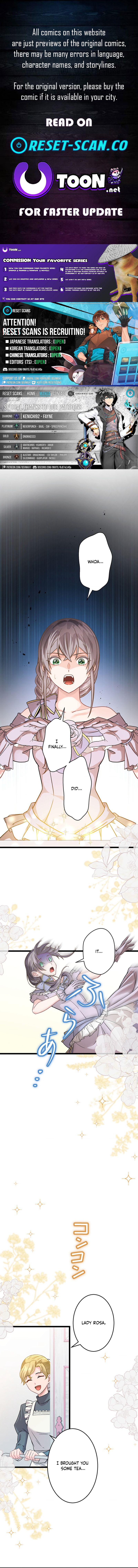 I Schemed to Escape a Political Marriage and Somehow Became the Villainess - chapter-17 - Page 1