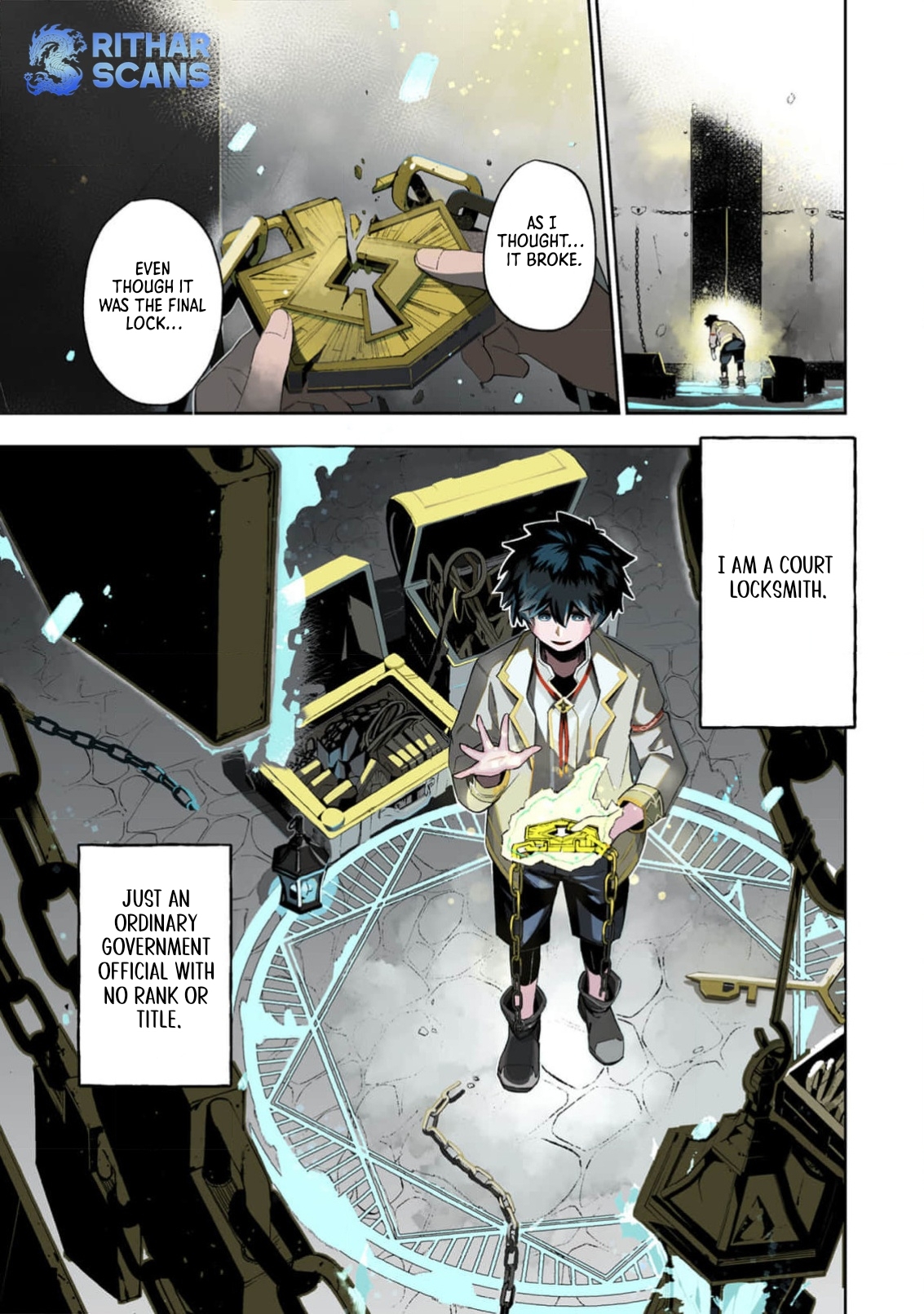 I Was the Palace Locksmith, but I Was Banished After Hiding My Powers - chapter-1 - Page 2