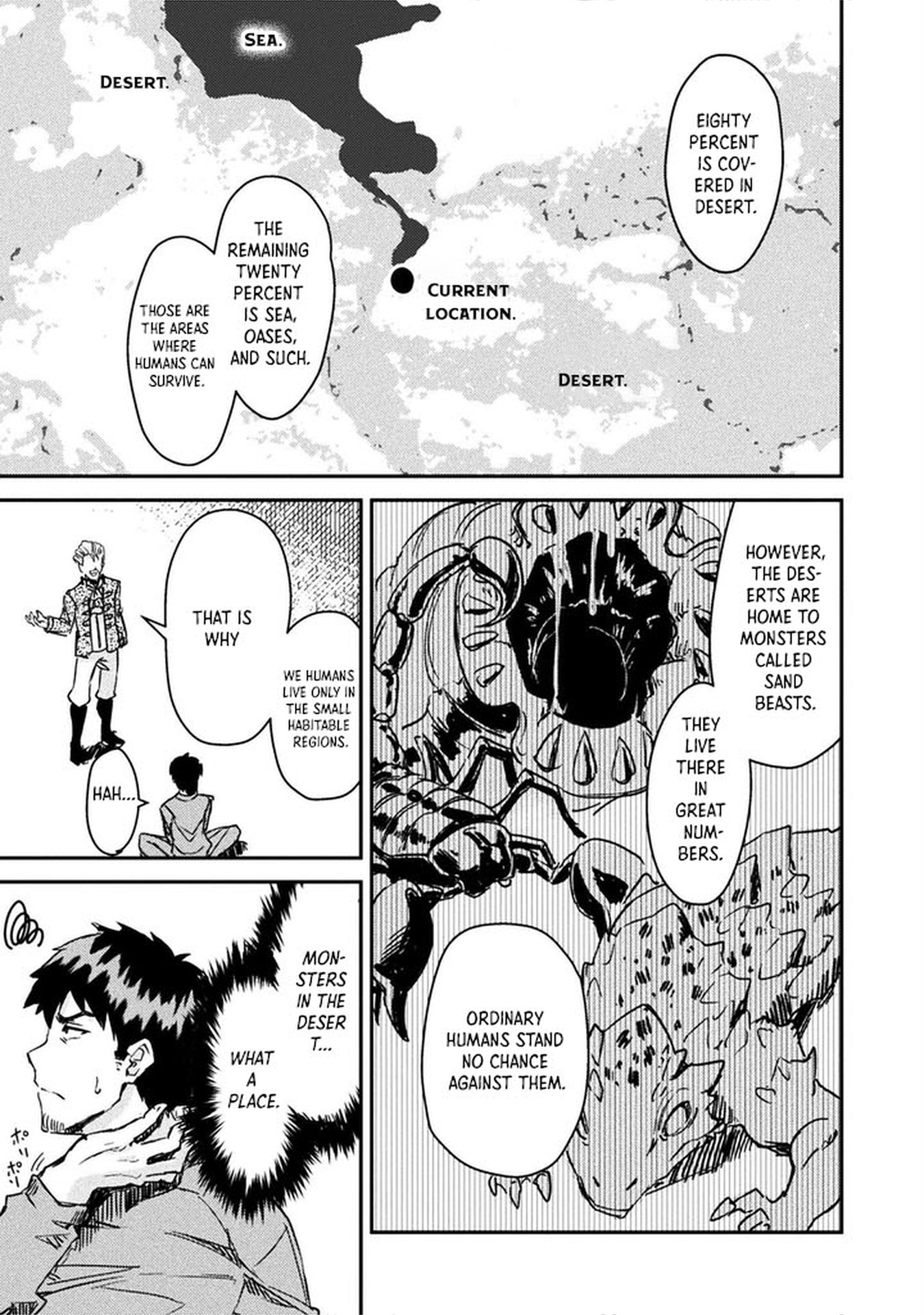 In a World Filled with Deserts, an Old Man with Electronic Money - chapter-1 - Page 13