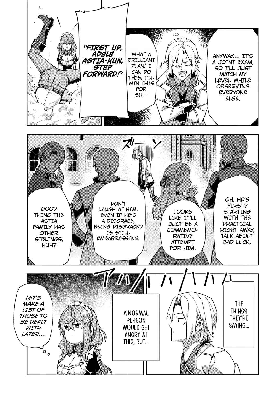 Kamen no Kuro Kishi. Shoutai Bareta no de Mou Gakuen de Musou Suru - chapter-1 - Page 27