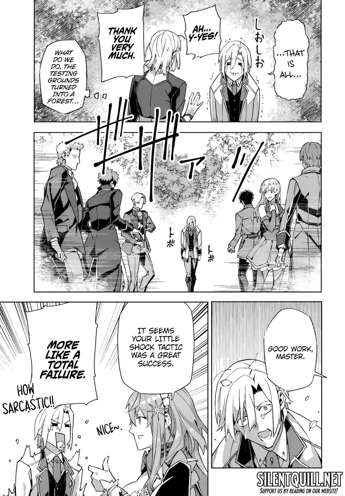 Kamen no Kuro Kishi. Shoutai Bareta no de Mou Gakuen de Musou Suru - chapter-1 - Page 36