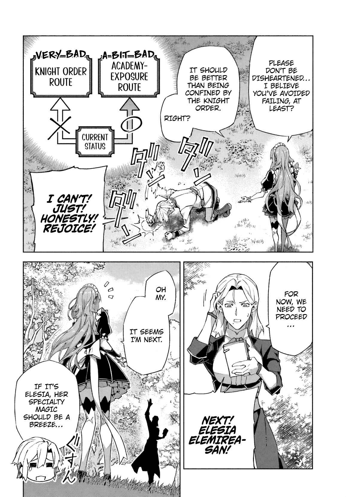 Kamen no Kuro Kishi. Shoutai Bareta no de Mou Gakuen de Musou Suru - chapter-1 - Page 37