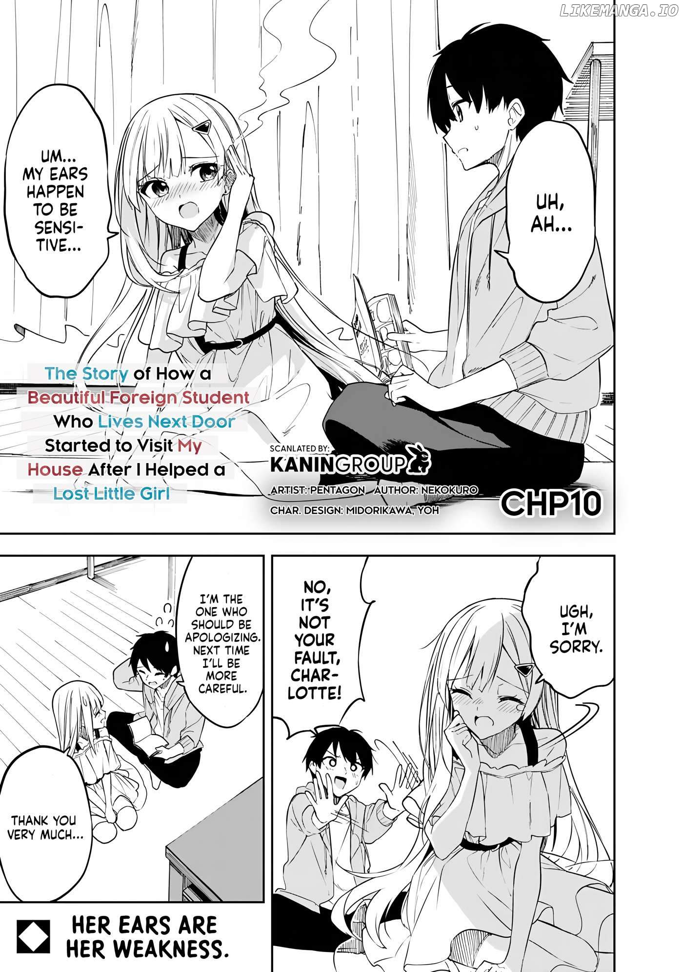 Maigo ni Natteita Youjo wo Tasuketara, Otonari ni Sumu Bishoujo Ryuugakusei ga Ie ni Asobi ni Kuru you ni Natta Ken ni Tsuite - chapter-10 - Page 3
