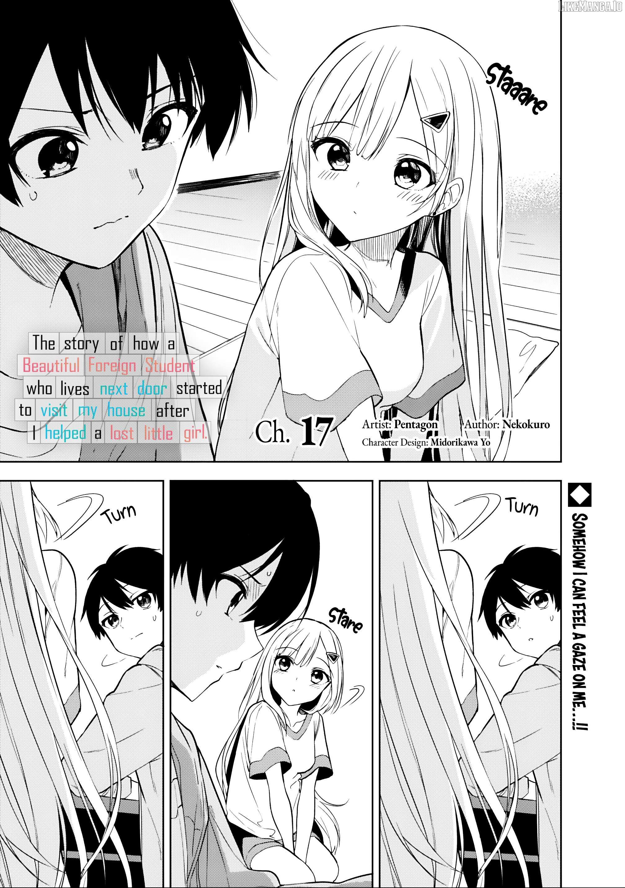 Maigo ni Natteita Youjo wo Tasuketara, Otonari ni Sumu Bishoujo Ryuugakusei ga Ie ni Asobi ni Kuru you ni Natta Ken ni Tsuite - chapter-17 - Page 1