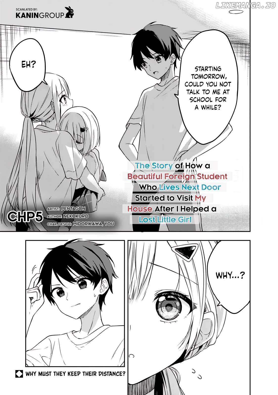 Maigo ni Natteita Youjo wo Tasuketara, Otonari ni Sumu Bishoujo Ryuugakusei ga Ie ni Asobi ni Kuru you ni Natta Ken ni Tsuite - chapter-5 - Page 3