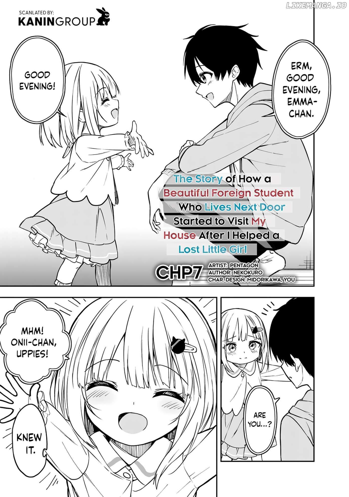 Maigo ni Natteita Youjo wo Tasuketara, Otonari ni Sumu Bishoujo Ryuugakusei ga Ie ni Asobi ni Kuru you ni Natta Ken ni Tsuite - chapter-7 - Page 3