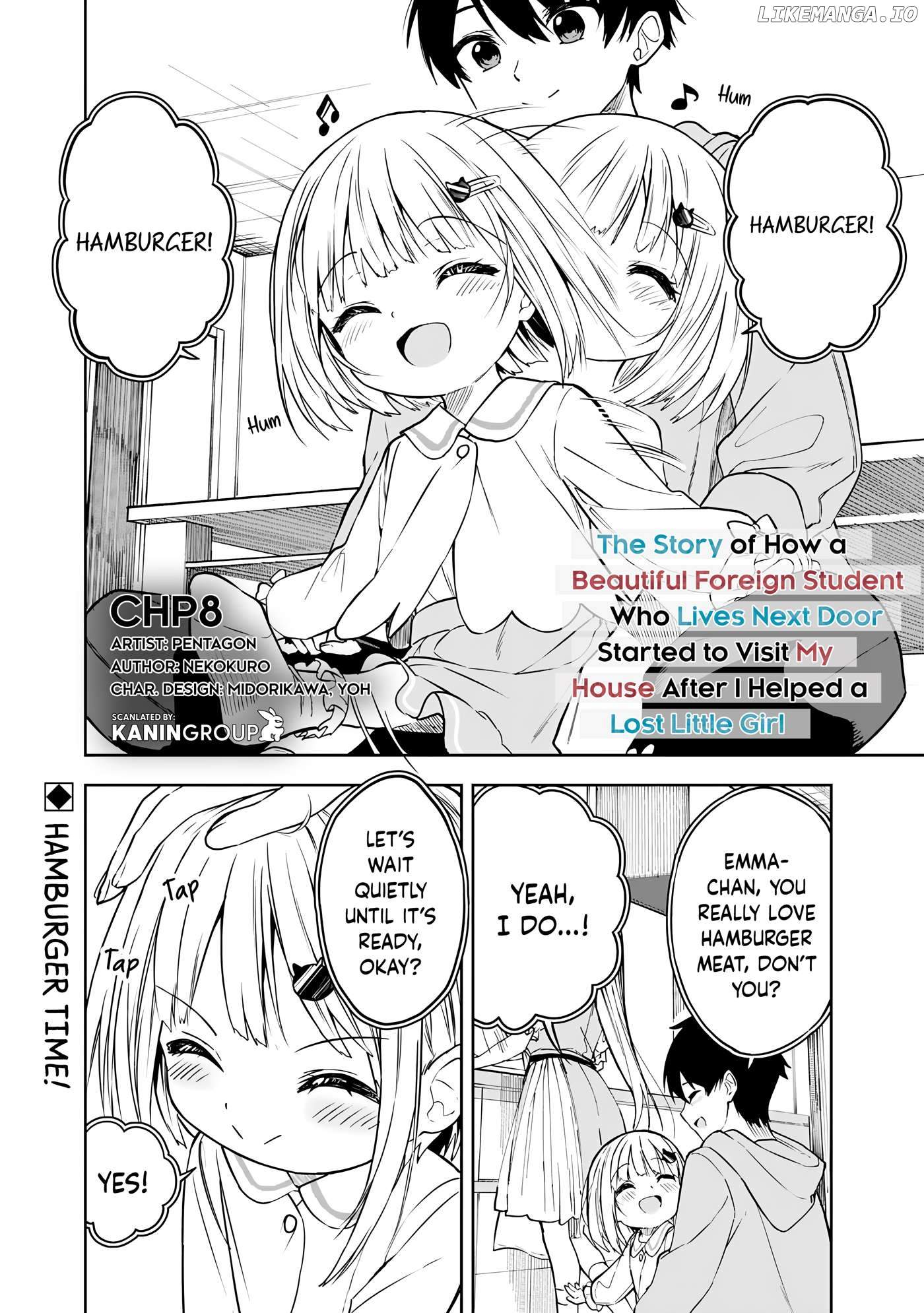 Maigo ni Natteita Youjo wo Tasuketara, Otonari ni Sumu Bishoujo Ryuugakusei ga Ie ni Asobi ni Kuru you ni Natta Ken ni Tsuite - chapter-8 - Page 3