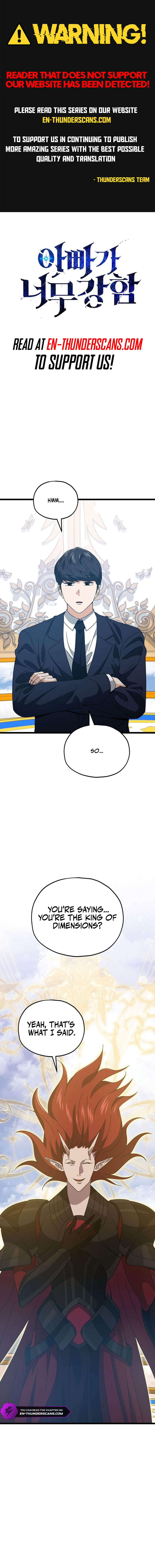 My Dad Is Too Strong - chapter-235 - Page 1