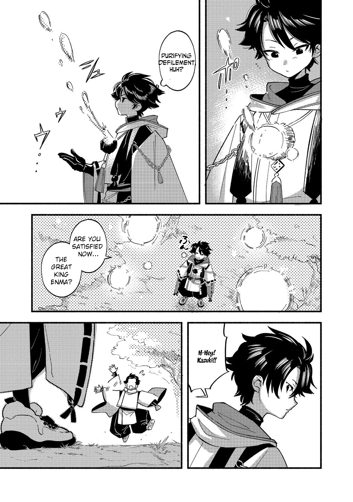 Tensei Onmyouji Kamo Kazuki – Nidoto Jigoku wa Gomen na no de, Enma Daiou no Shinki de Musoushimasu - chapter-1 - Page 39