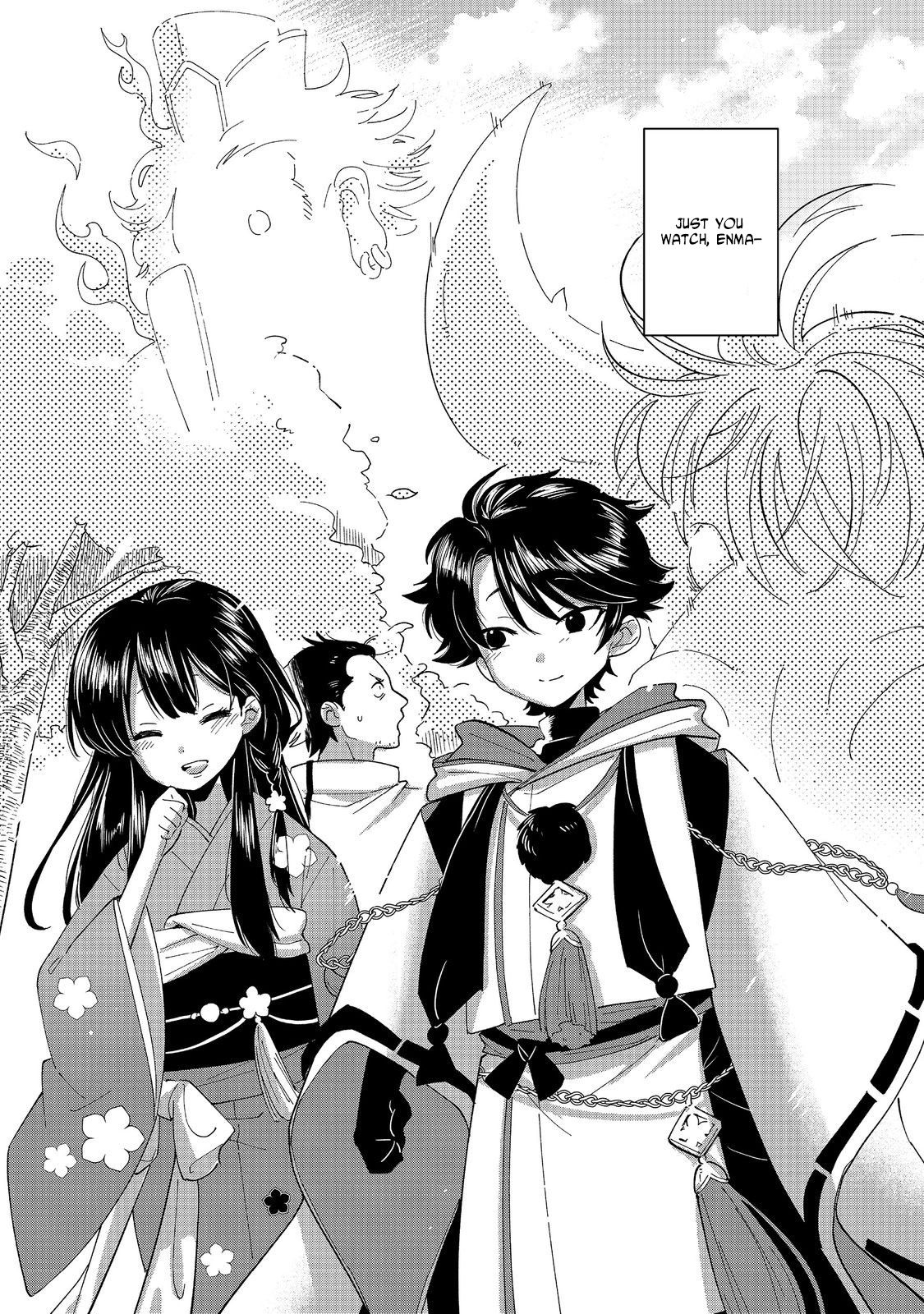 Tensei Onmyouji Kamo Kazuki – Nidoto Jigoku wa Gomen na no de, Enma Daiou no Shinki de Musoushimasu - chapter-1 - Page 53