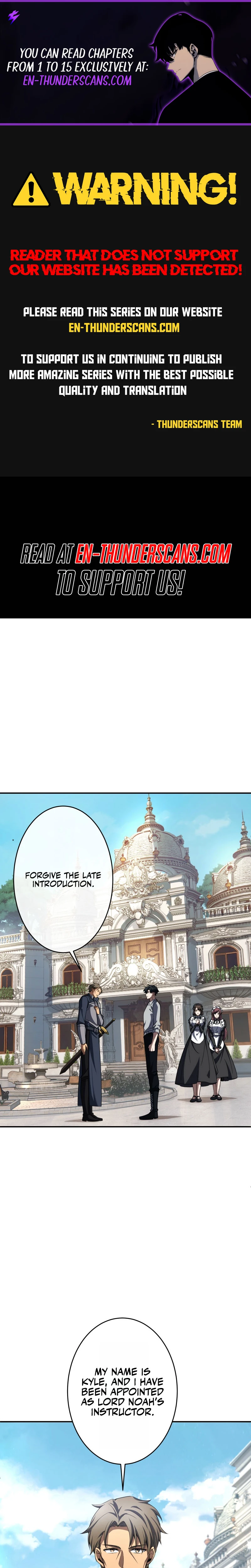 The Transcendent Holy Swordsman Regresses as the Youngest Son of a Magic Swordsman Family - chapter-4 - Page 1