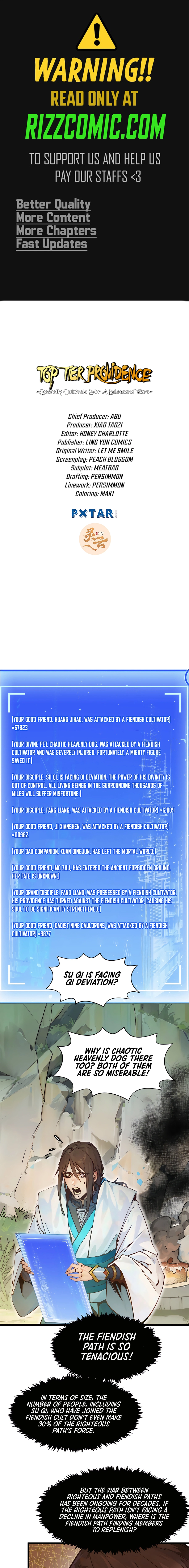 Top Tier Providence: Secretly Cultivate for a Thousand Years - chapter-141 - Page 1